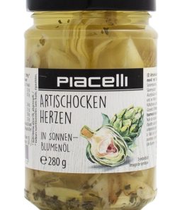 Antipasti artichoke hearts in sunflower oil 280g
