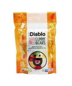 :Diablo Gummy Bears Sweets Sugar Free 75grms