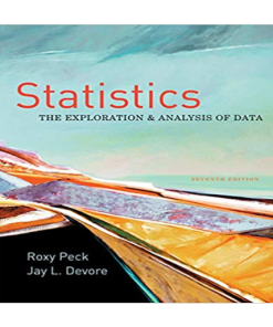 Statistics: The Exploration & Analysis of Data