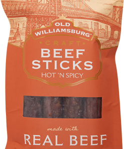 Beef Sticks Hot & Spicy 3Oz Old Williamsburg (D)
