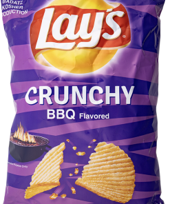 Chips Potato Bbq Crunchy 7Oz Lays (D)