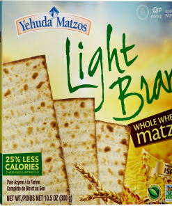 Matzo Light Ww/Bran 10.5Oz Yehuda 12Pk