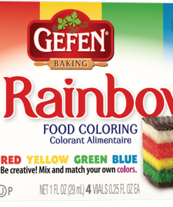 Food Colors Assorted 4/.25Oz Gefen