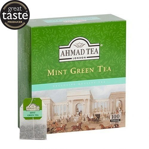 AHMAD Tea Green Mint 100 TB - Image 2