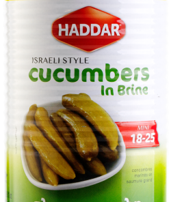 Cucumbers In Brine 18-25 22.65Oz Haddar