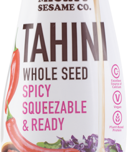 Tahini Harissa Squeezable 10.9Oz Mighty Sesame