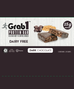 Protein Bar Dark Chocolate 20Ct 1.75Oz Grab1
