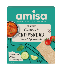Amisa Organic Gluten Free Chestnut Crispbread 100g