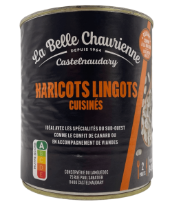 La Belle Chaurienne Lingot Beans Cooked in Duck Fat 840g