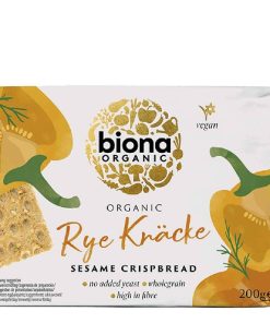 Biona Organic Rye Knäcke Sesame Crispbread 200g