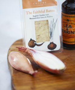 Croome The Faithfull Mature Cheddar Worcestershire Sauce & Shallots – 150g (6)