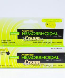 Anesthetic Hemorrhoidol Cream Net Wt 0.9 Oz (26g) 