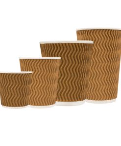 TAILORED 16OZ BROWN CUP 25PC (TRIPLE WALL)