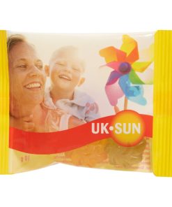 10g Branded Well-Being fruit gum bags with Aloe Vera