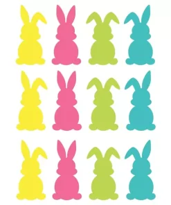 Bright Bunny Stickers Pack of 12