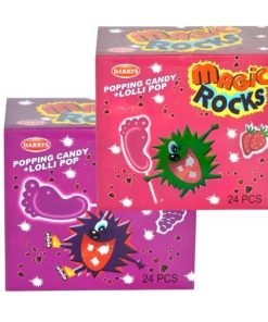Sweet Magic Rocks Pack of 24 Strawberry/Grape