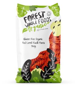 Gluten Free Organic Red Lentil Fusilli Pasta