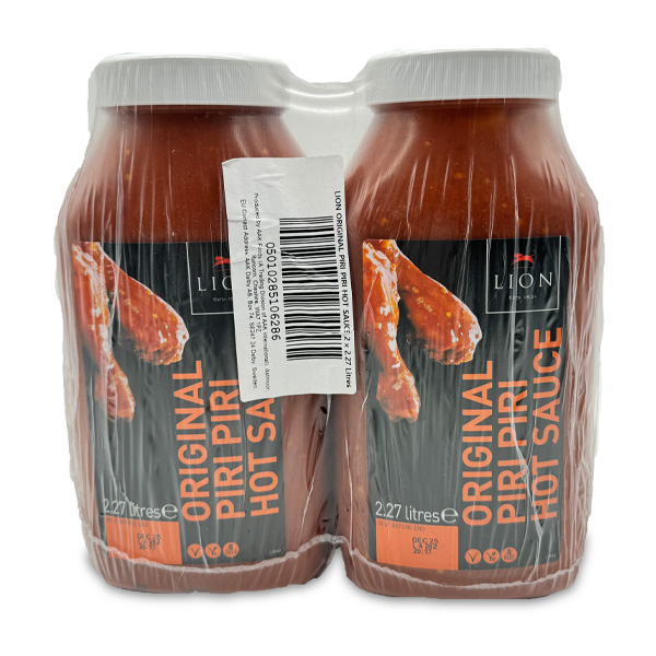 Lion Original Hot Piri Piri Sauce – 2×2.27ltr