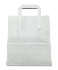 Magna Premium SOS White Paper Carrier Bags (Medium) – 225pcs