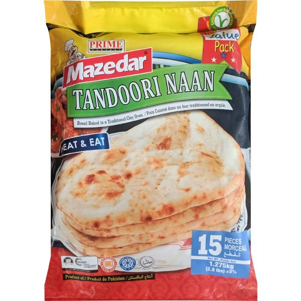 MAZEDAR Tandoori Naan FP 22 pcs