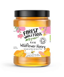 Organic Raw Wildflower Honey 500g x 12