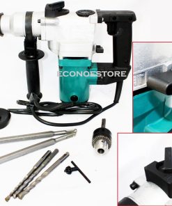 1" Electric 3 Function 1HP 800 Watt  Rotary Hammer Drill with SDS Plus Bits