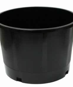 10 Pots of 5 Gallon Black Plastic Plant Nursery Pot Container Grow Flower Garden