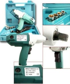 1/2" Electric Corded 240FT/B 850W Impact Wrench for Lug Nut w/12pc Sockets SET